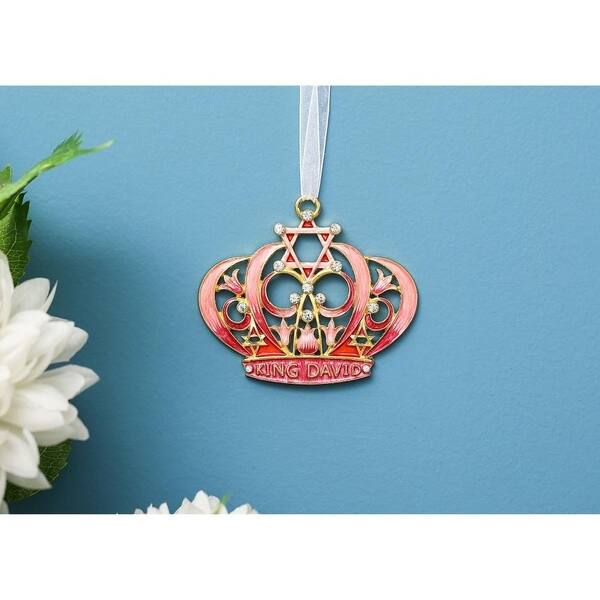 Shop Matashi King David S Crown With Star Of David Hanging