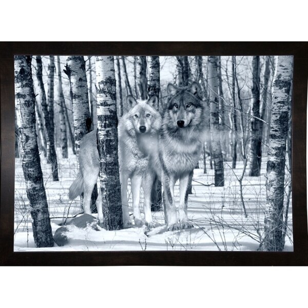 Snow Shadows Silvertones-GORSEM63264 Print 19"x26.75" by Gordon Semmens