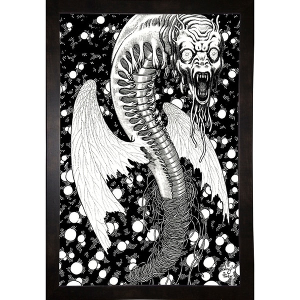 Black Butterflies Print 36.125"x24" by Virgil Finlay -VIRFIN272192