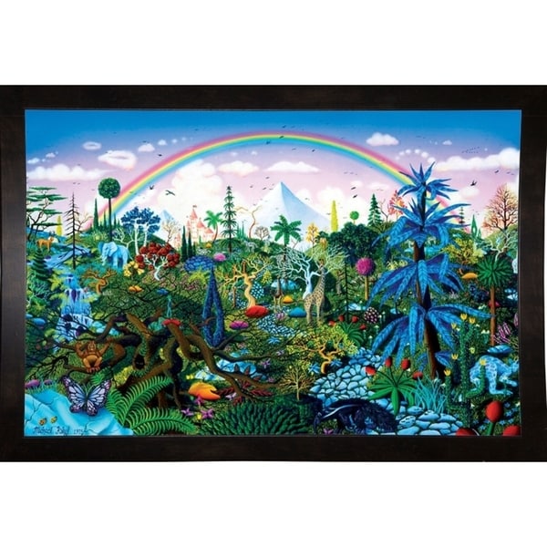 Rainbow Forest Print 24"x36.25" by Michael Fishel -MICFIS271957
