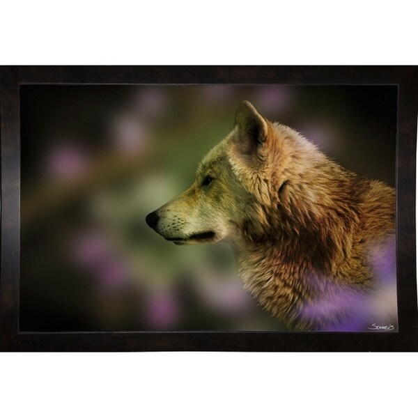 Wolf Profile HL2-GORSEM107042 Print 8.5"x13" by Gordon Semmens