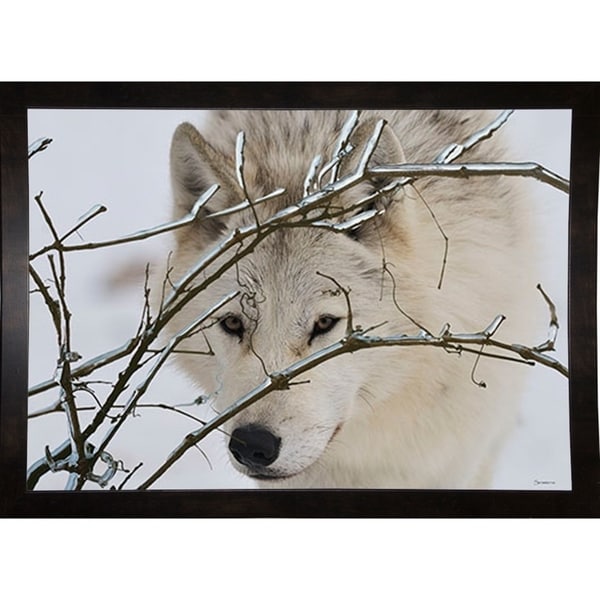 Zoo Wolf 1-GORSEM87092 Print 12.75"x18" by Gordon Semmens