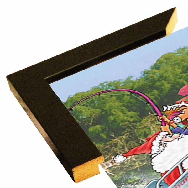 153323 Santa's Skiff-FSPEAR129915 Print 7"x4.75" by Frank Spear