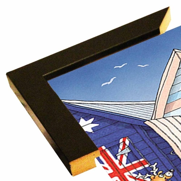 153431 Beach Boxes-FSPEAR129941 Print 7"x4.75" by Frank Spear