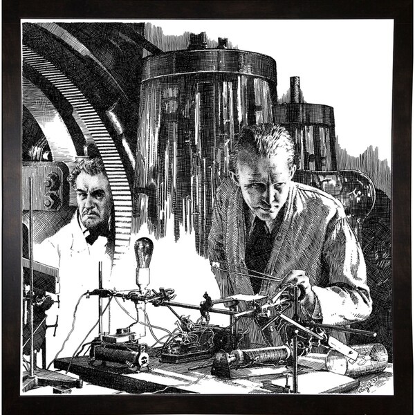 Voyage Neutrelia Print 36.5"x36" by Virgil Finlay -VIRFIN272214
