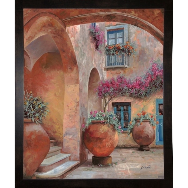 Il Cortile dell'arco-GUIBOR108538 Print 15"x12.5" by Guido Borelli