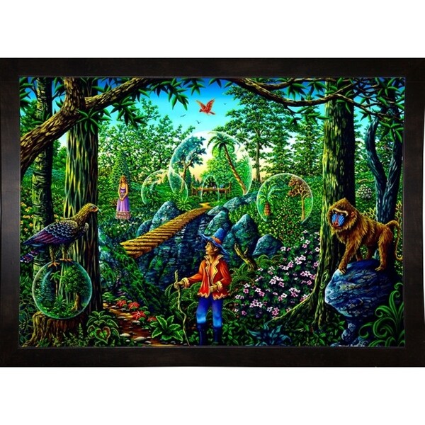 The Terrarium Lady Print 17"x24" by Michael Fishel -MICFIS271969