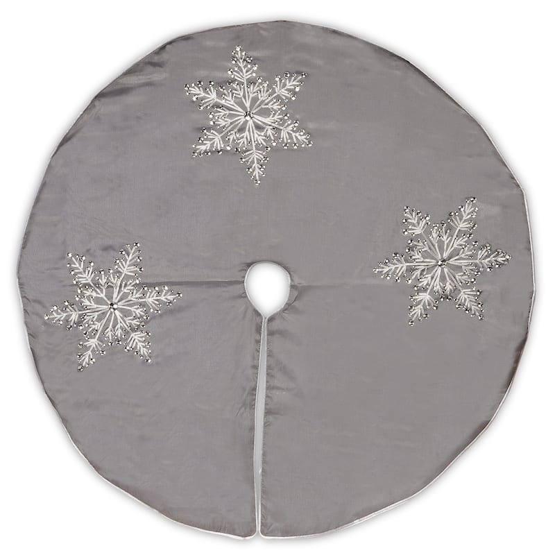 National Tree Company 42 in. Snowflake Tree Skirt - 42 in