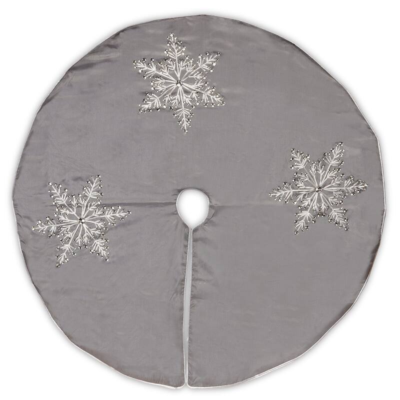 National Tree Company 42 in. Snowflake Tree Skirt - 42 in