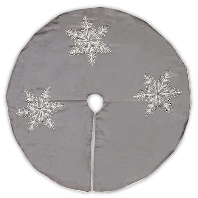 National Tree Company 42 in. Snowflake Tree Skirt - 42 in