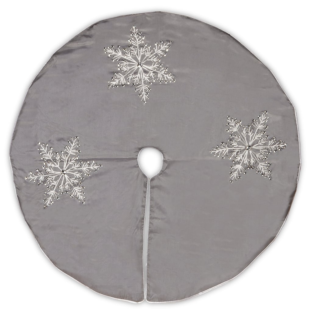 National Tree Company 42 in. Snowflake Tree Skirt - 42 in