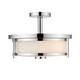 preview thumbnail 4 of 3, Savannah 2 Light Semi Flush Mount