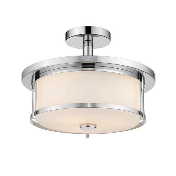slide 2 of 5, Savannah 2 Light Semi Flush Mount