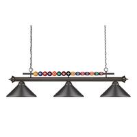 Shark 3 Light Billiard Light - Bronze