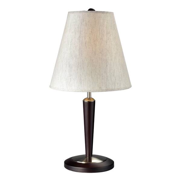 Shop Avery Home Lighting 1 Light Mahagony Table Lamp Free Shipping Today Overstock 24144387