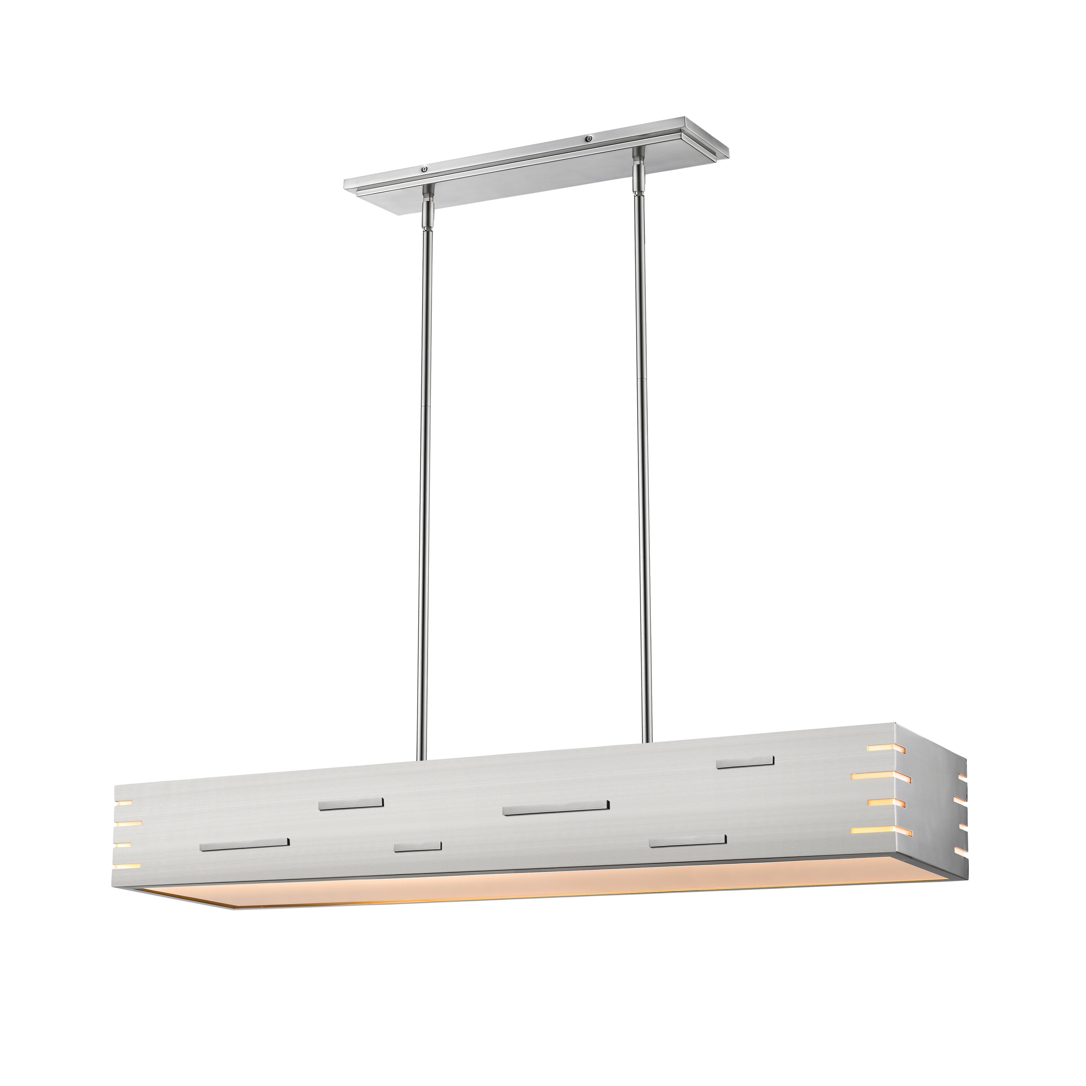 Avery Home Lighting Loek Brushed Nickel 2-light Chandelier - Silver - Chandeliers For Bedrooms by Overstock.com