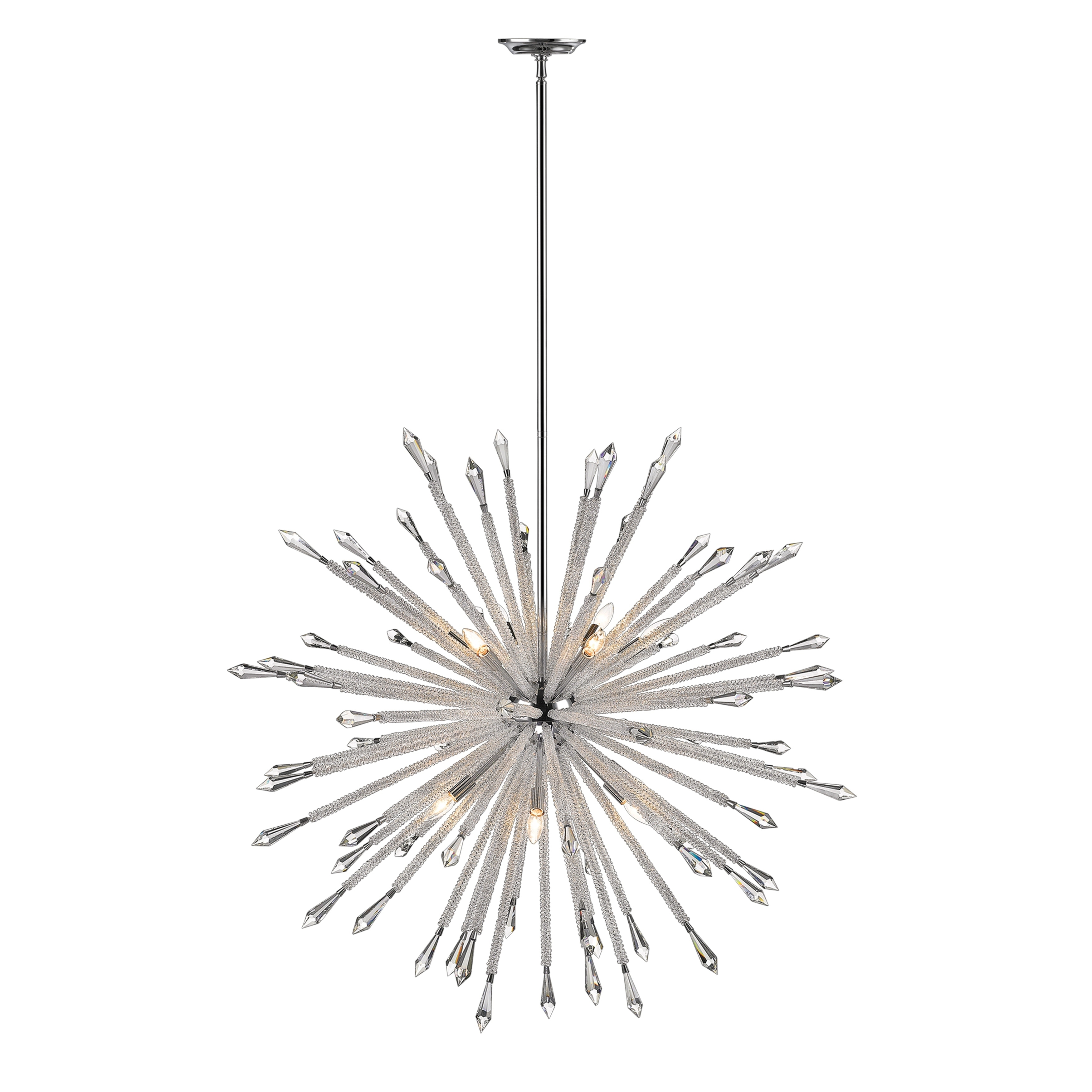 Avery Home Lighting Soleia Chrome 12-light Chandelier - Chandeliers For Bedrooms by Overstock.com