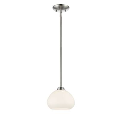 Avery Home Lighting Amon 1-light Mini Pendant in Brushed Nickel