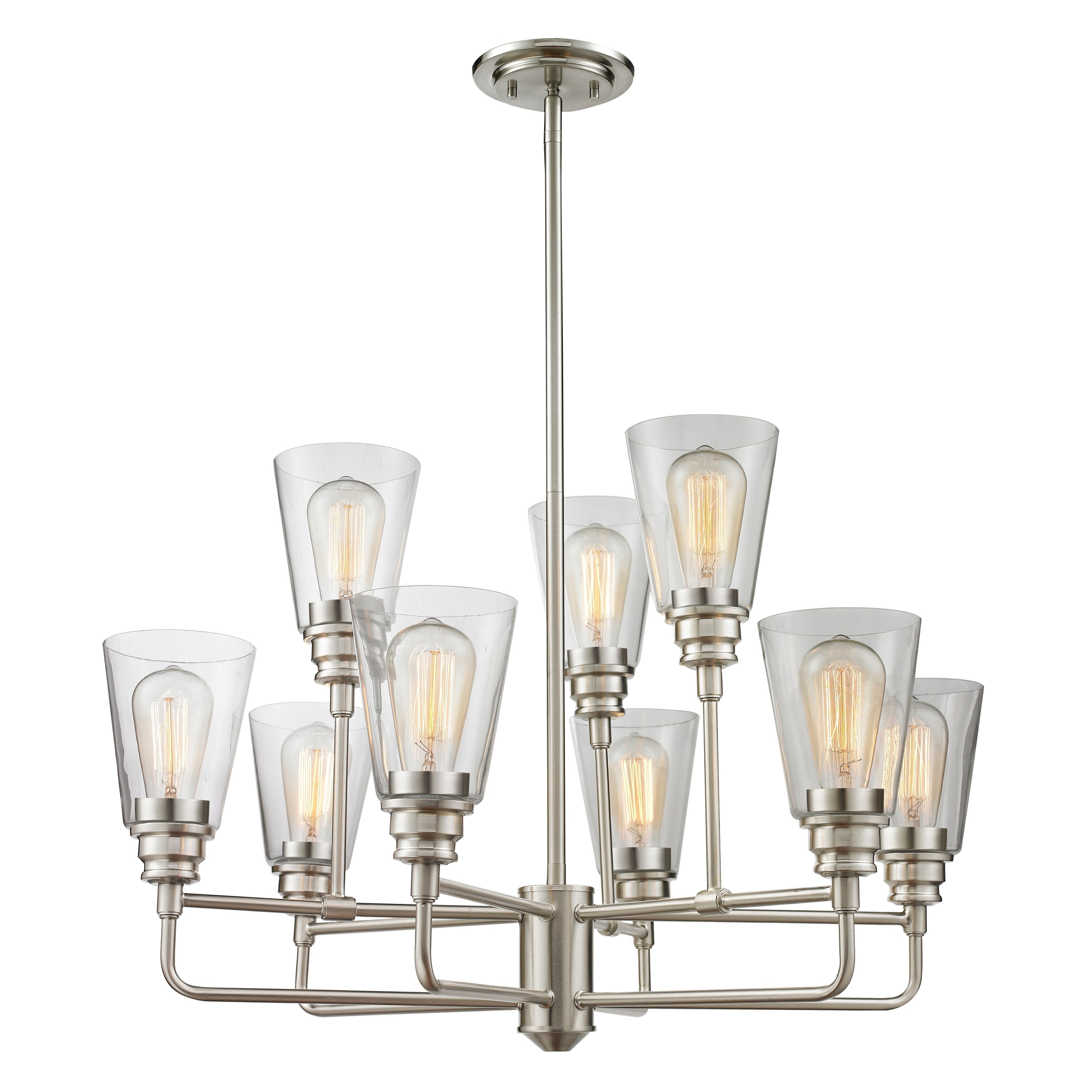 Avery Home Lighting Annora 9-light Brushed Nickel Chandelier - Chandeliers For Bedrooms by Overstock.com
