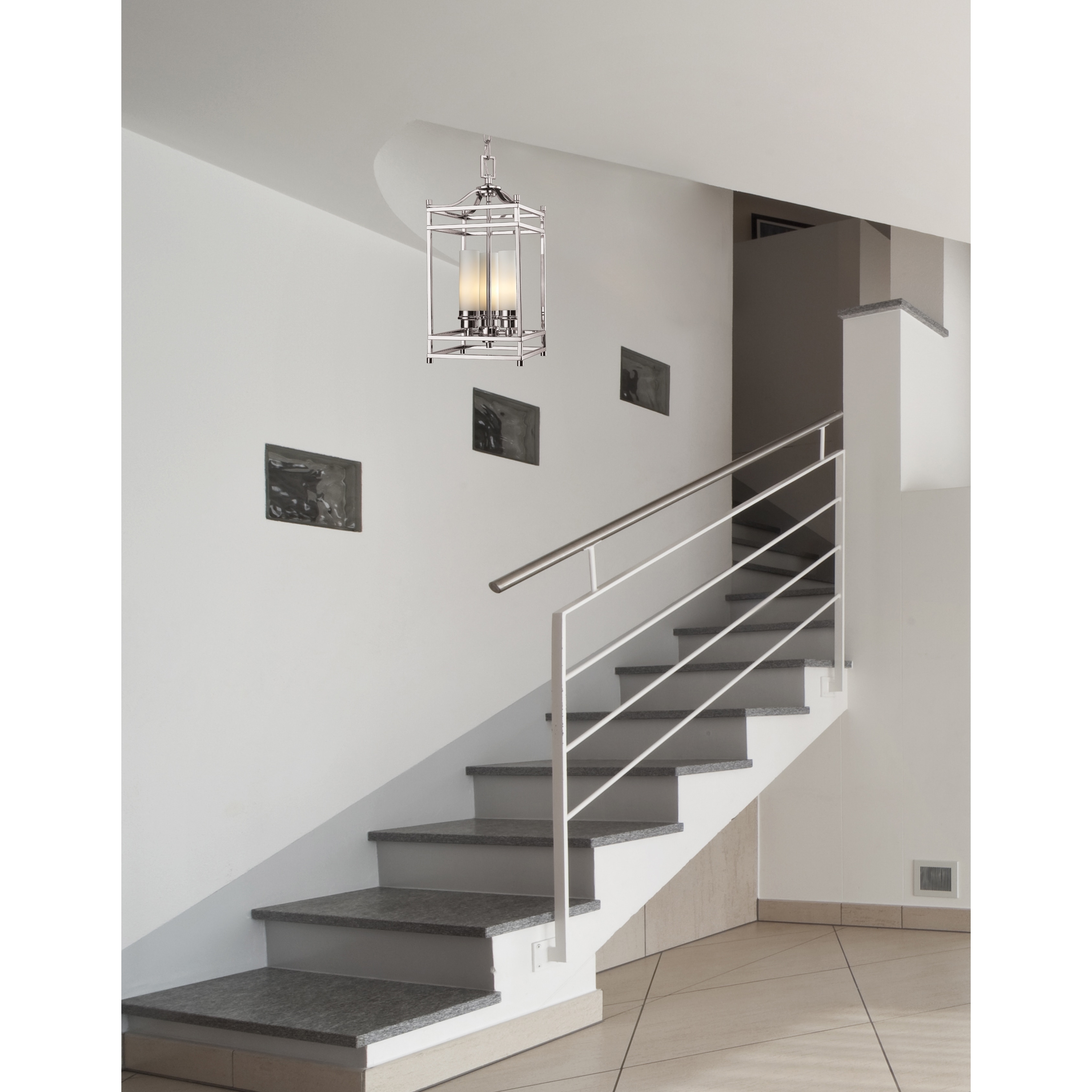 Avery Home Lighting Brushed Nickel Modern 3-light Chandelier - Chandeliers For Bedrooms by Overstock.com