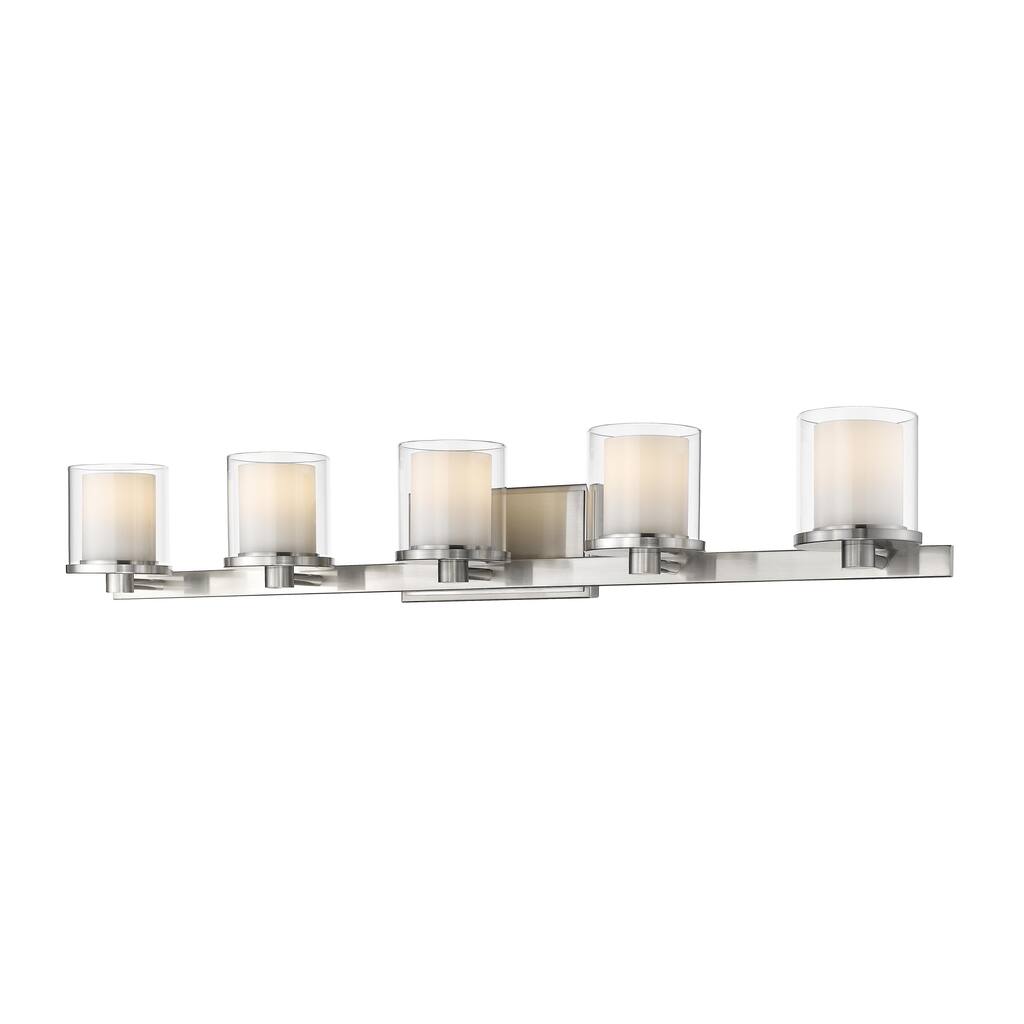 Avery Home Lighting Schema Brushed nickel 5 Light Vanity - Overstock ...