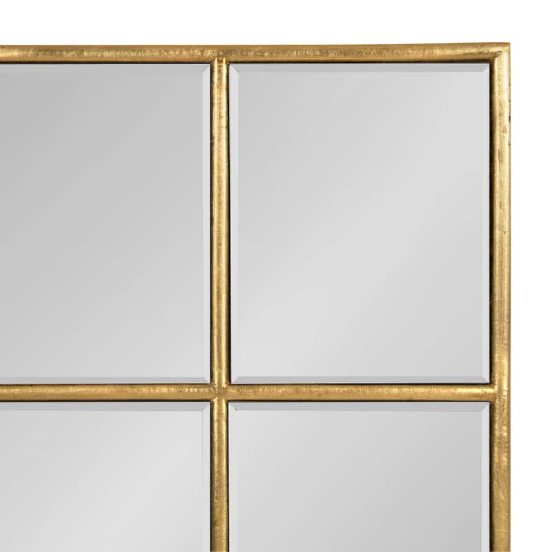Kate and Laurel Denault Framed Windowpane Mirror - 24x36
