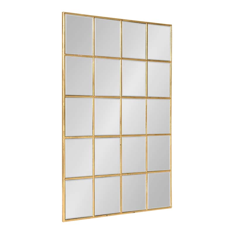 Kate and Laurel Denault Framed Windowpane Mirror - 24x36