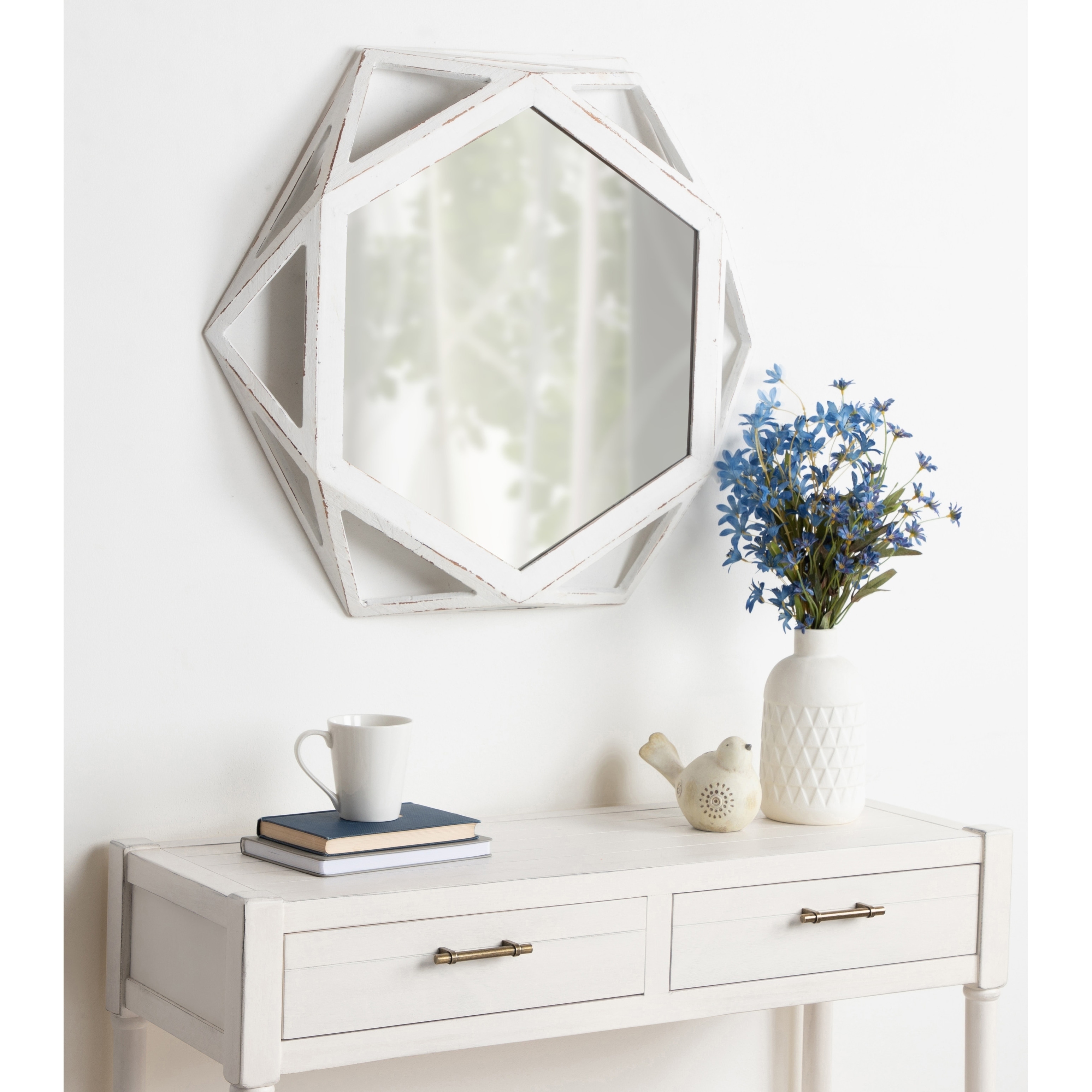 Kate and Laurel Cortland Wood Framed Mirror