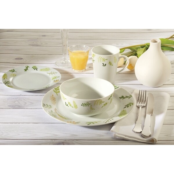 Dinnerset 16Pcs Greenery. Opens flyout.