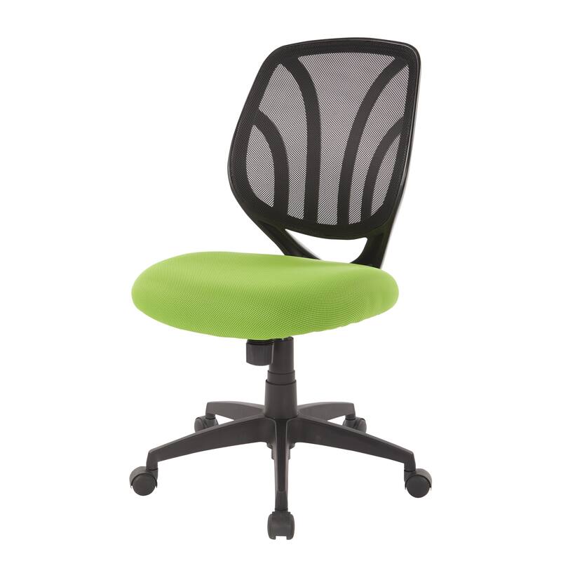 Work Smart Screen Back Armless Task Chair