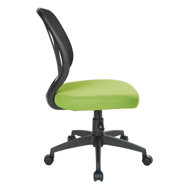 Work Smart Screen Back Armless Task Chair
