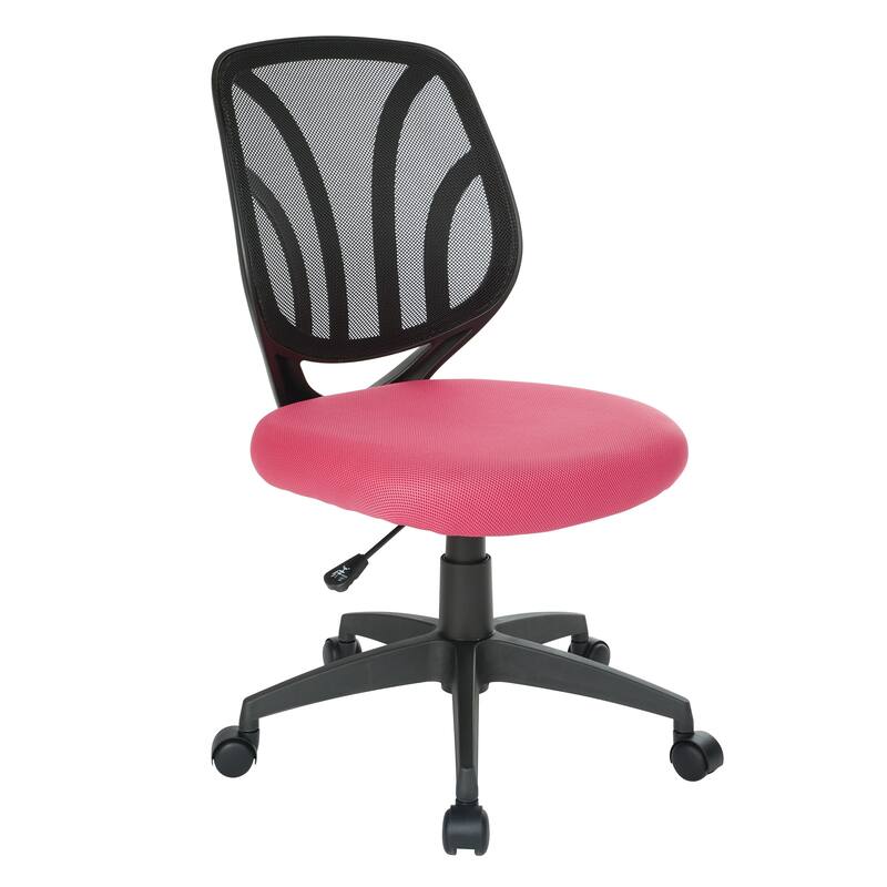 Work Smart Screen Back Armless Task Chair
