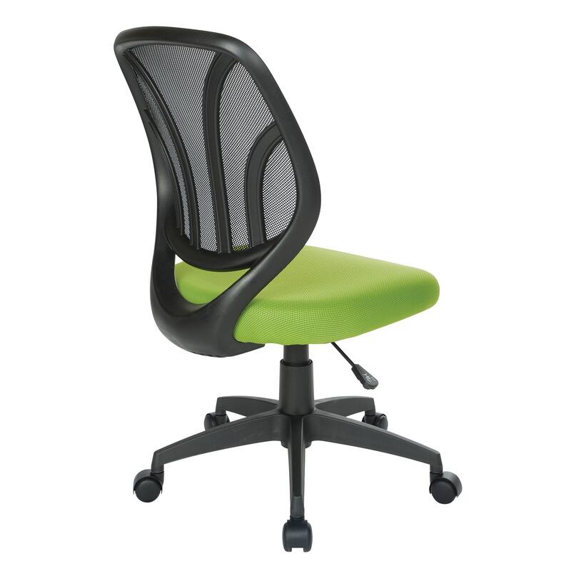Work Smart Screen Back Armless Task Chair