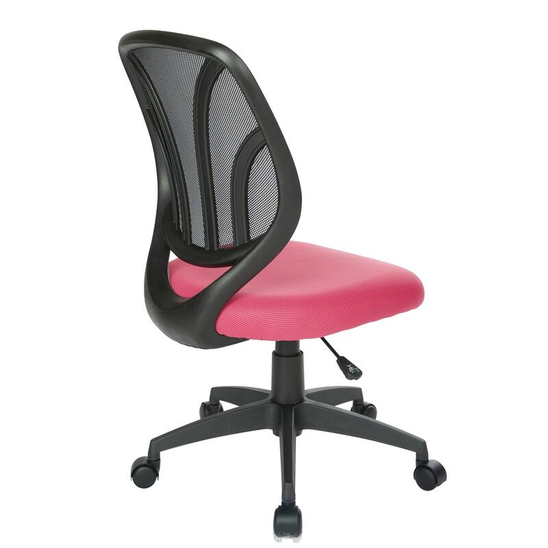 Work Smart Screen Back Armless Task Chair