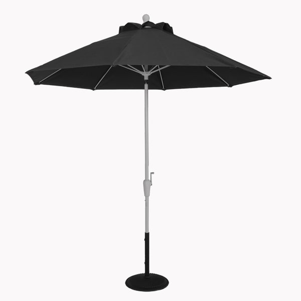 MyUmbrellaShop 7.5 Ft Auto-tilt Market Umbrella with Black Cover