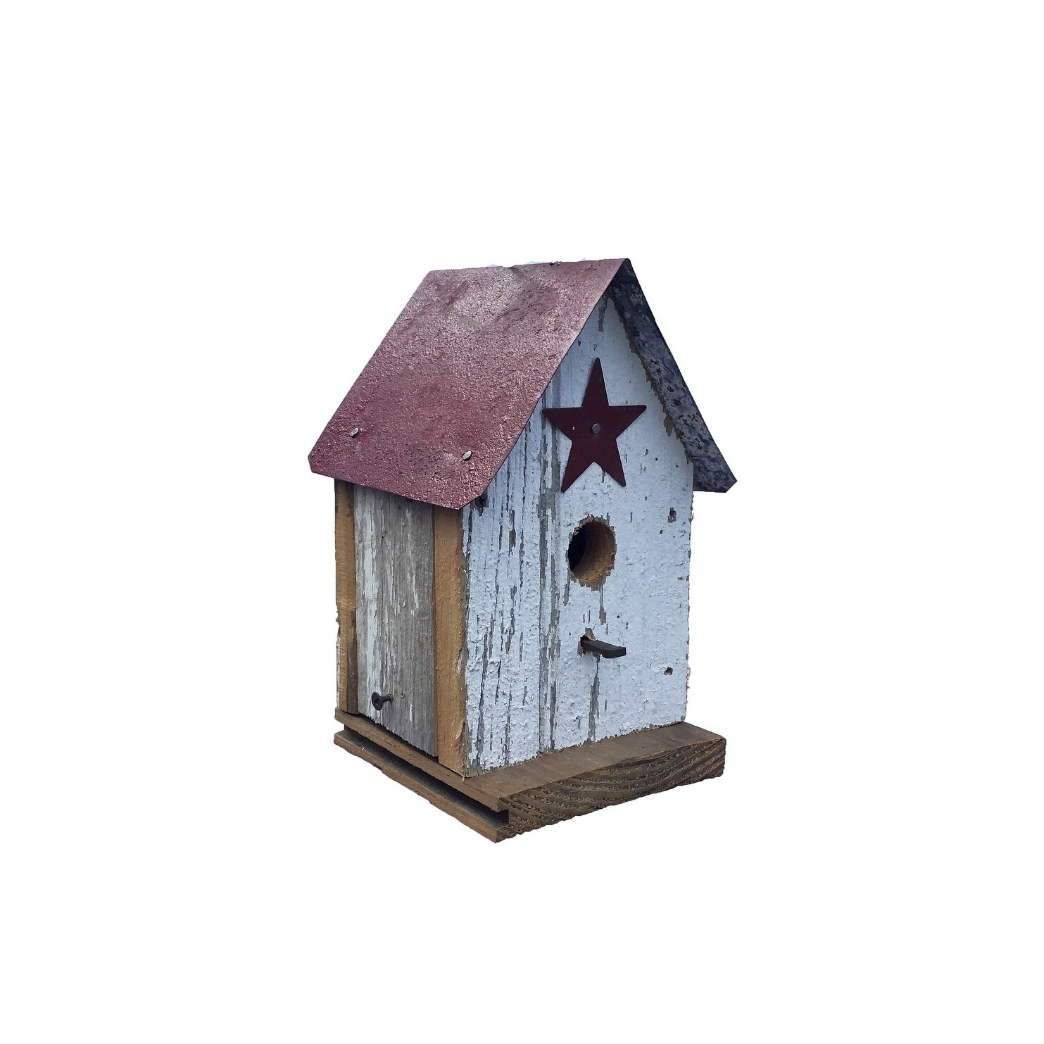 Shop Barn Wood Medium Church Bird House On Sale Free Shipping