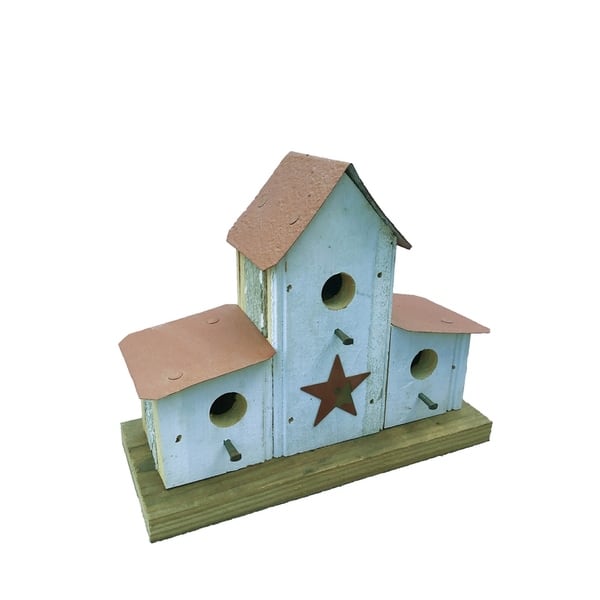 Shop Barn Wood Small Double Lean To Bird House On Sale Free