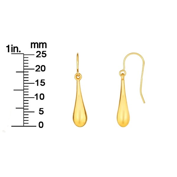 Teardrop Hoop Earring 14k Gold - Kinn