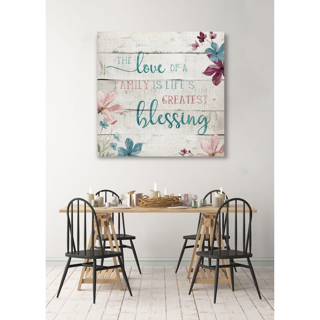 Family Blessing -Gallery Wrapped Canvas