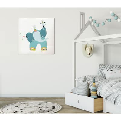 Circus Elephant -Gallery Wrapped Canvas