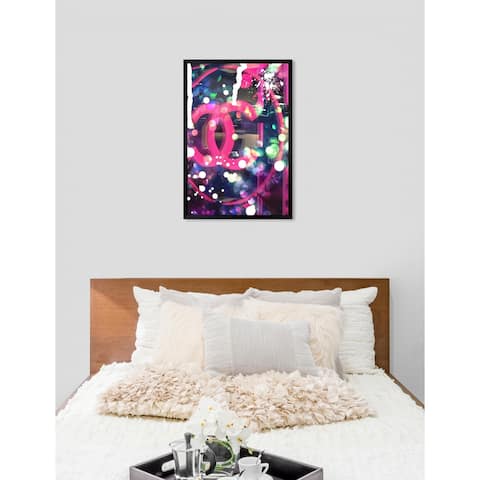 Oliver Gal 'Haute Rave' Fashion Framed Wall Art Print