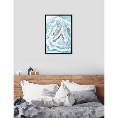 Oliver Gal 'Iced Geo' Abstract Framed Wall Art Print