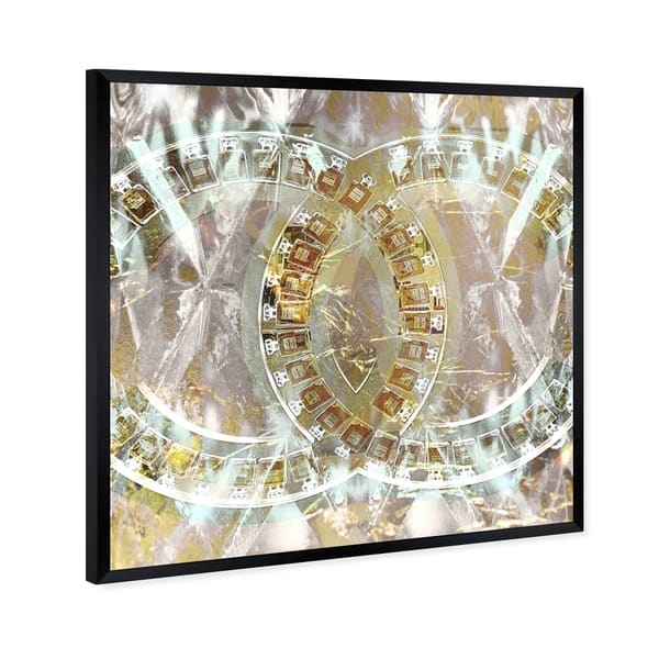Oliver Gal Gilded Diamonds Abstract Framed Wall Art Print Overstock 24149048