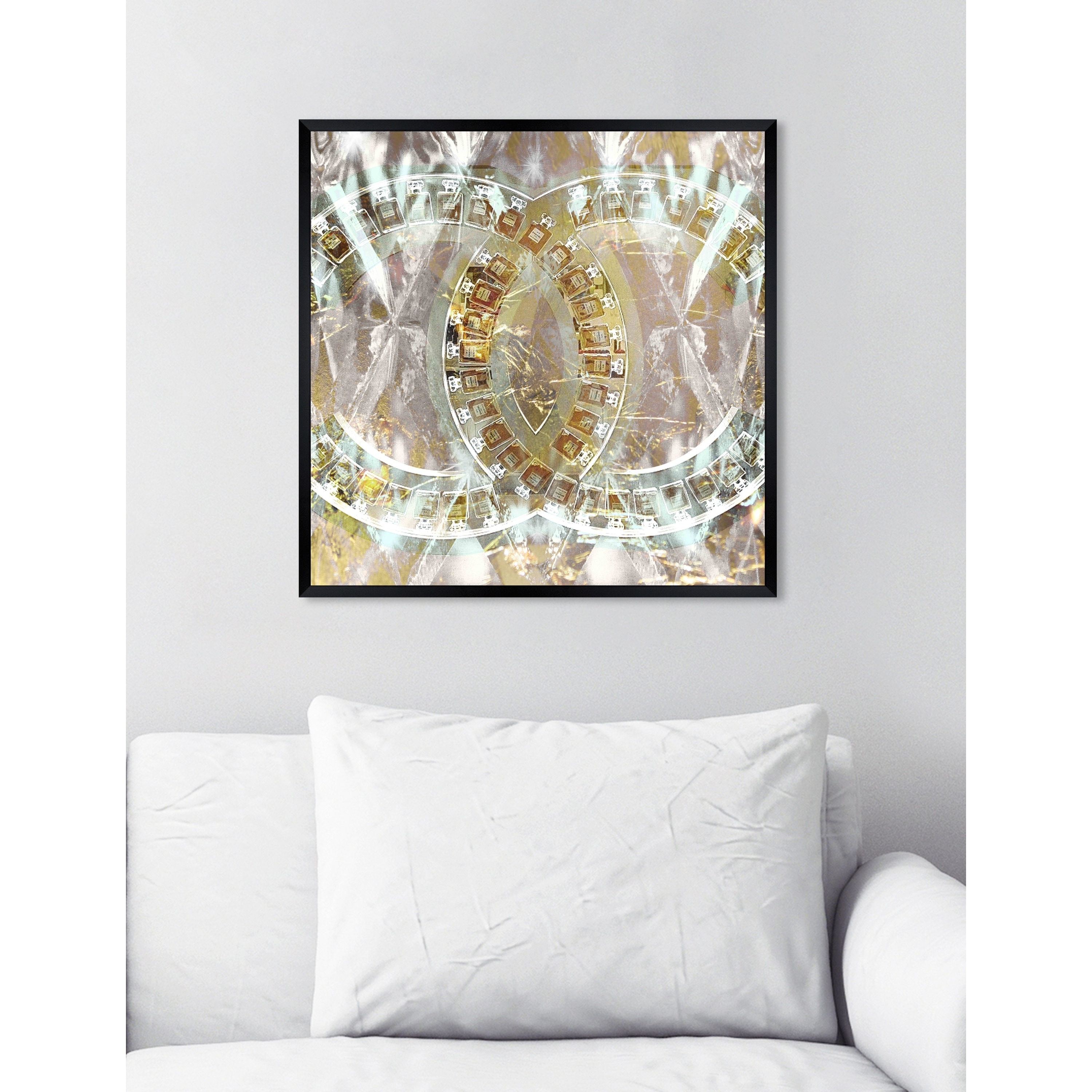 Oliver Gal Gilded Diamonds Abstract Framed Wall Art Print Overstock 24149048