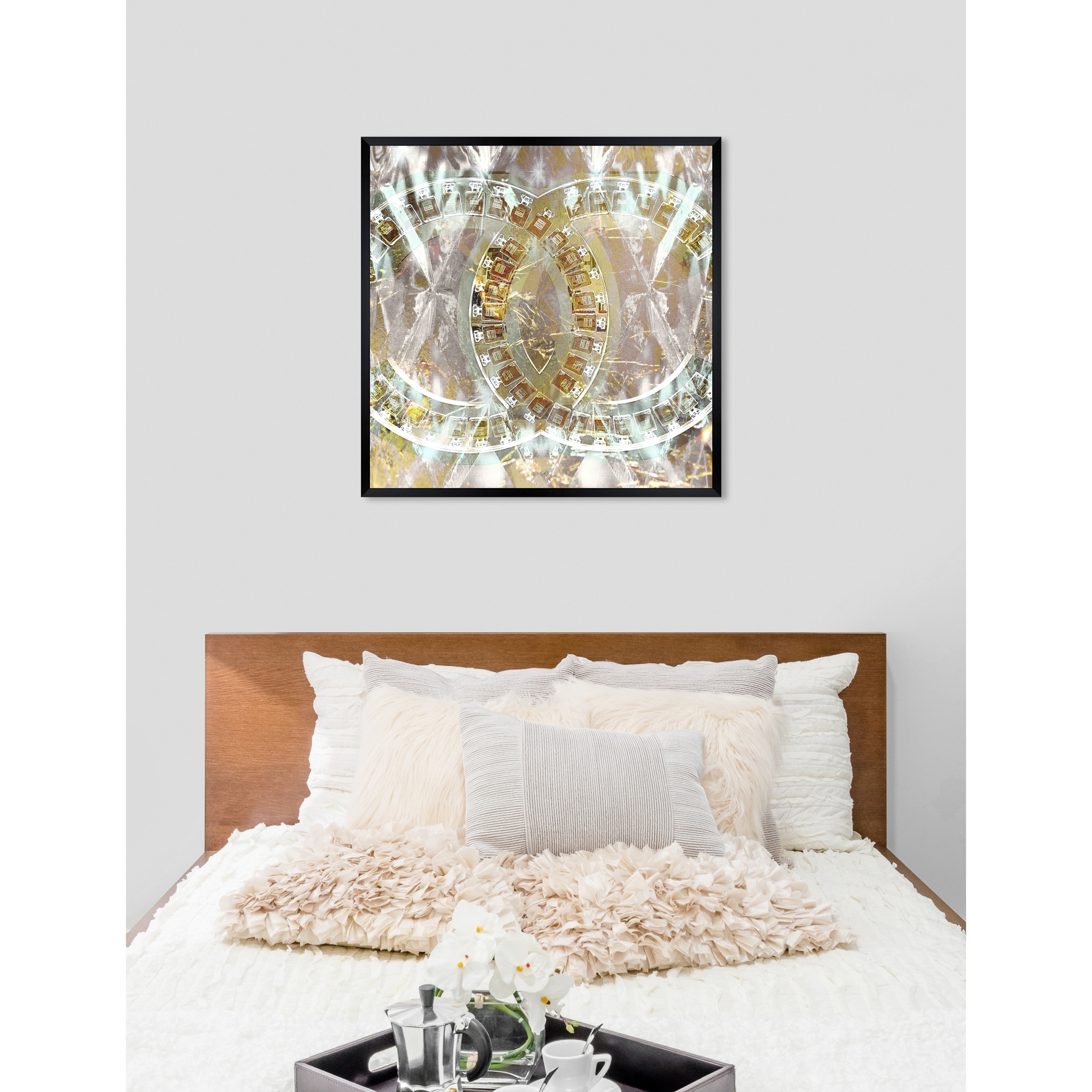 Oliver Gal Gilded Diamonds Abstract Framed Wall Art Print Overstock 24149048
