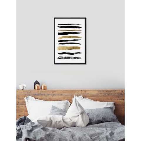 Oliver Gal 'Get In Line' Abstract Framed Wall Art Print
