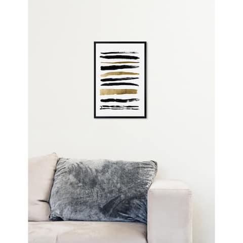 Oliver Gal 'Get In Line' Abstract Framed Wall Art Print
