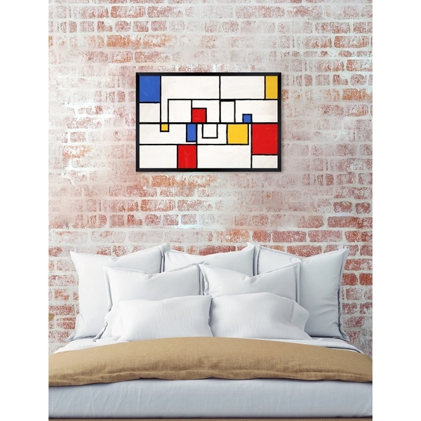 Oliver Gal 'Hidden Corners' Abstract Framed Wall Art Print. Opens flyout.