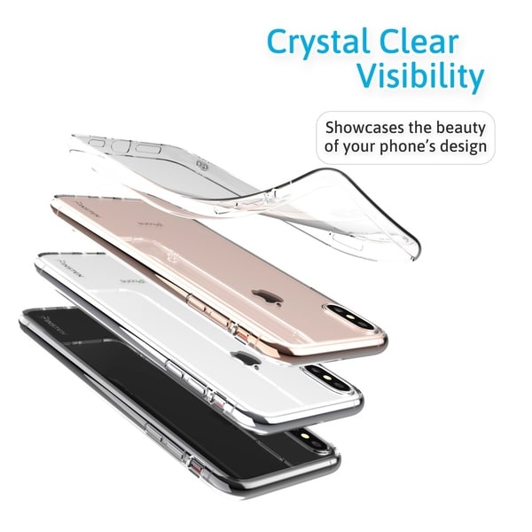 For Apple iPhone XS Max 2018 6.5'' Clear TPU Ultra Slim Case Back Cover