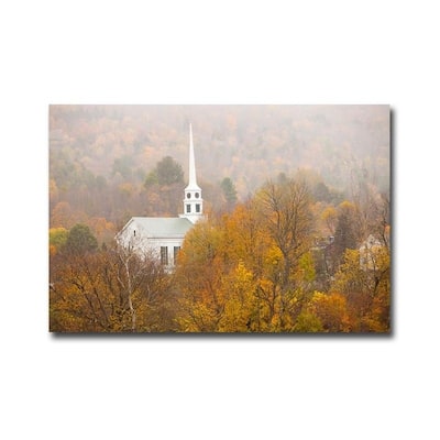 Old Church by Jim Zuckerman Gallery Wrapped Canvas Giclee Art (24 in x 36 in, Ready to Hang)